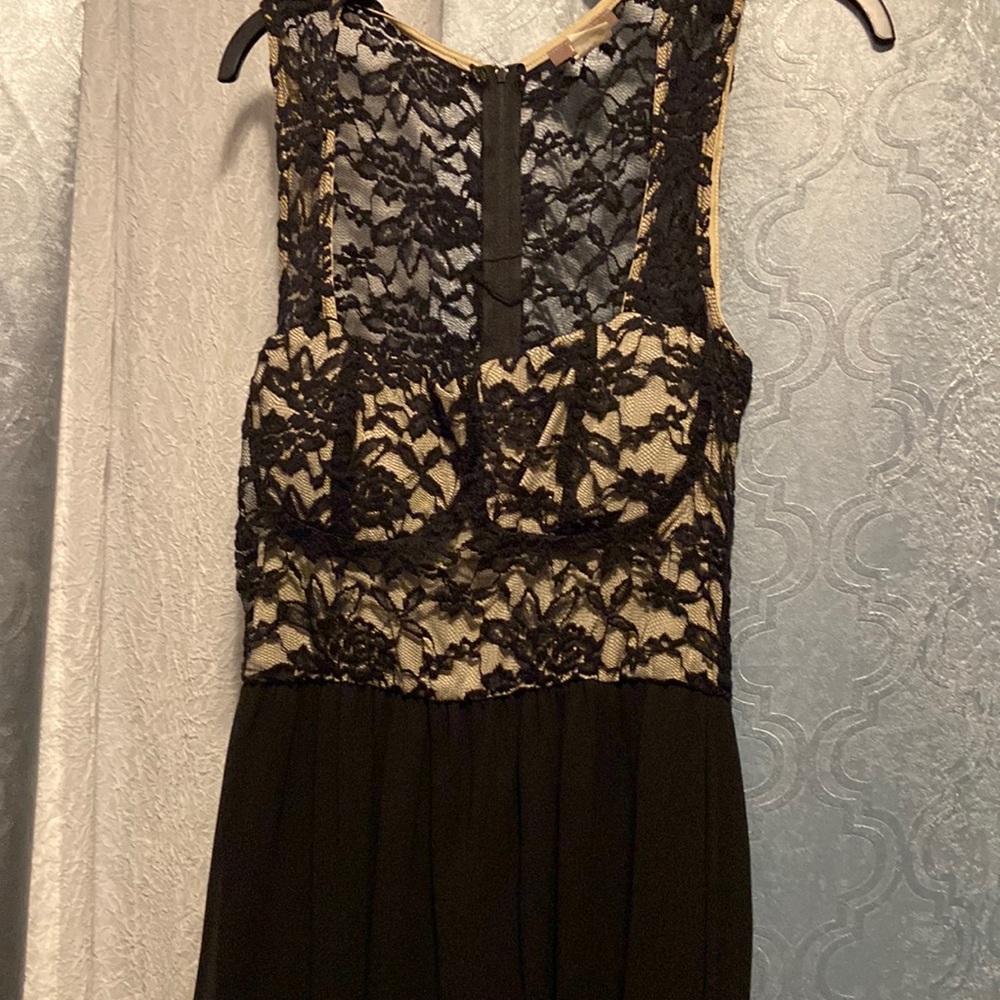 Formal dress with long back but short front